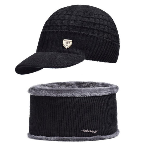 Knitted Hat Pleated Cap To Keep Warm