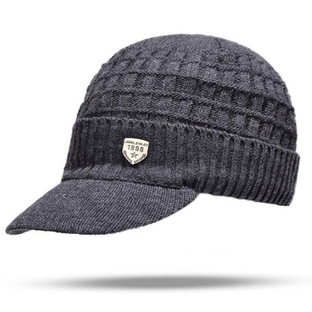 Knitted Hat Pleated Cap To Keep Warm