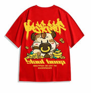 Red short sleeve T shirt