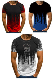 Casual Clothes Men's T-shirt Tops Trendy Brand Short-sleeved