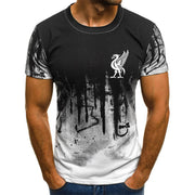 Casual Clothes Men's T-shirt Tops Trendy Brand Short-sleeved