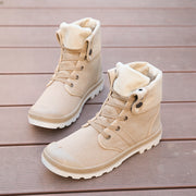 Men High-top Lace Up Canvas Sneakers