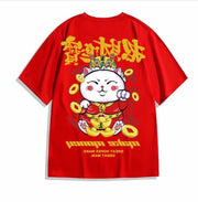 Red short sleeve T shirt