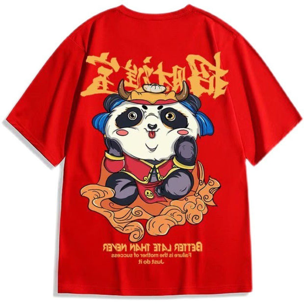 Red short sleeve T shirt